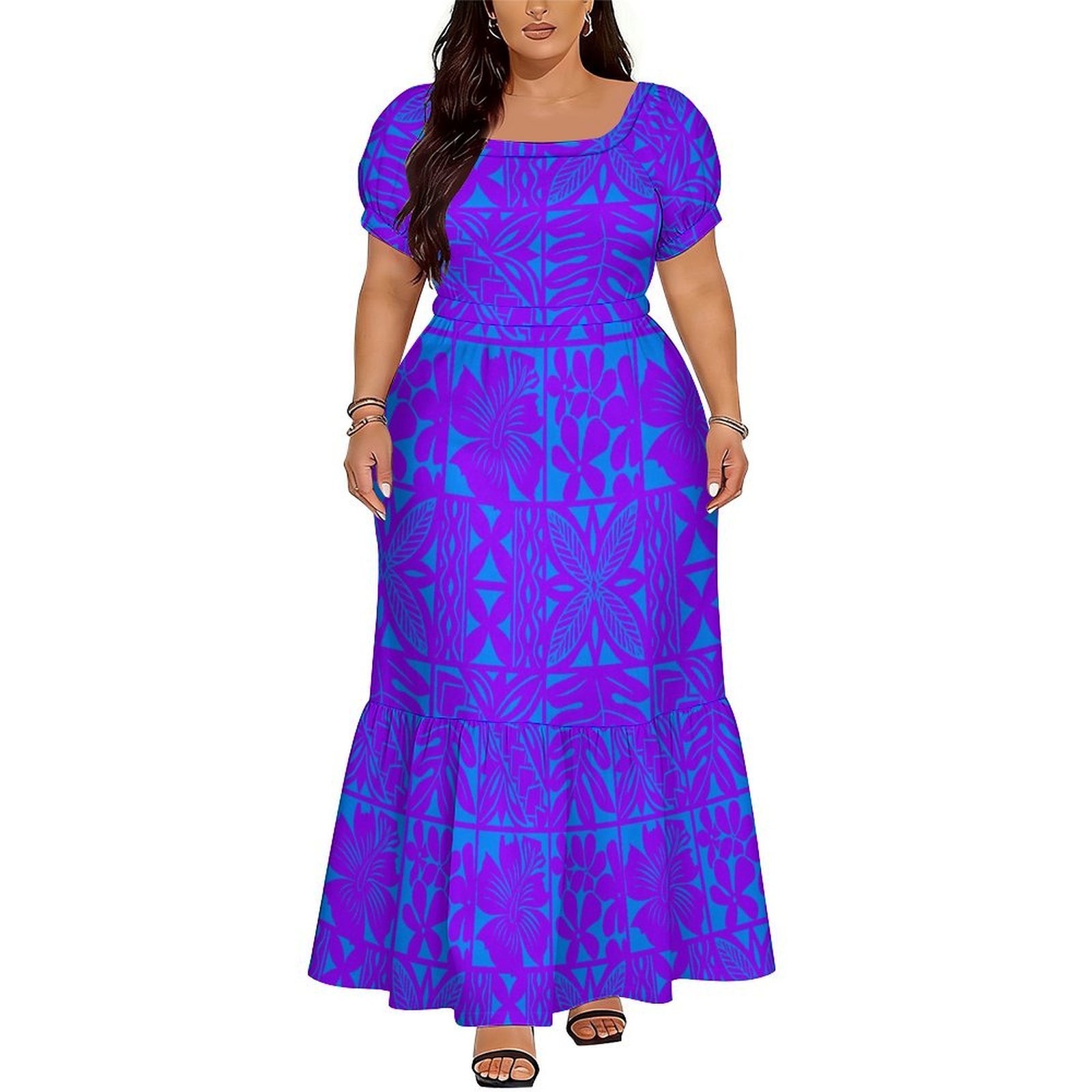 Ethnic Wear - Hot-Selling Elegant V-Neck Long Dress For