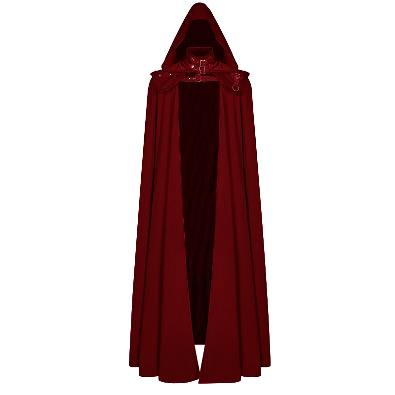 Ethnic Wear - Medieval Gothic Hooded Coat Halloween Devil