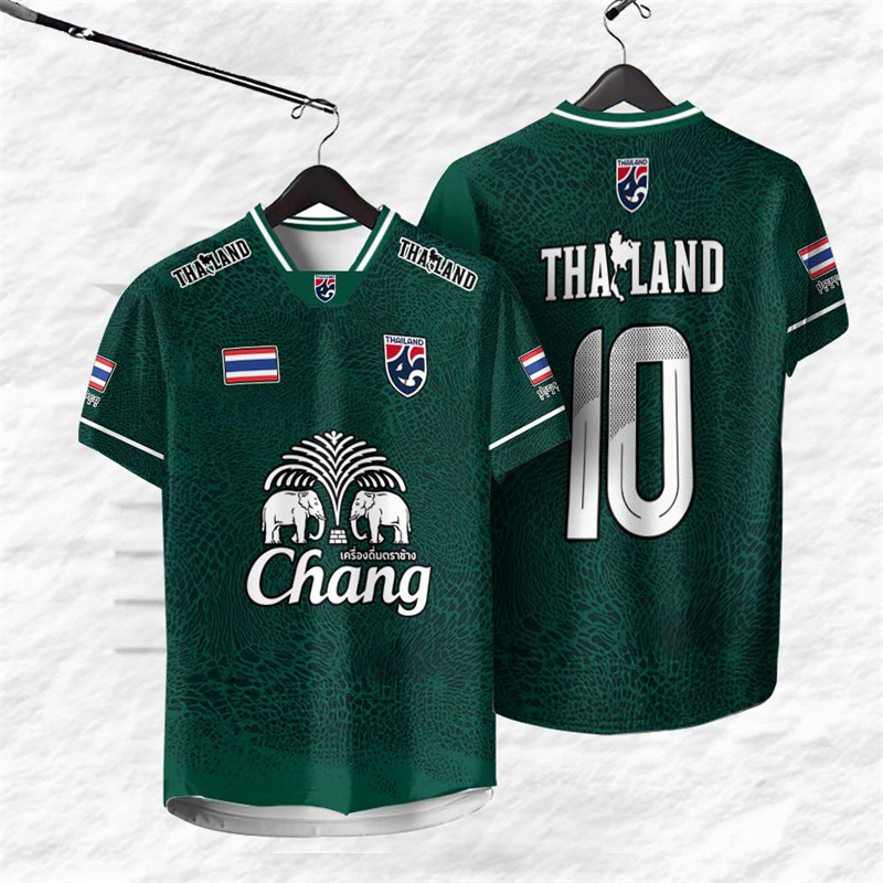 Thailand Number 10 Jersey T-sh - Thai Silk Blouse ulasan dan harga