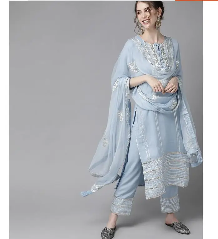 Traditional Indian Punjabi Emb - Salwar Kameez Set ulasan dan harga