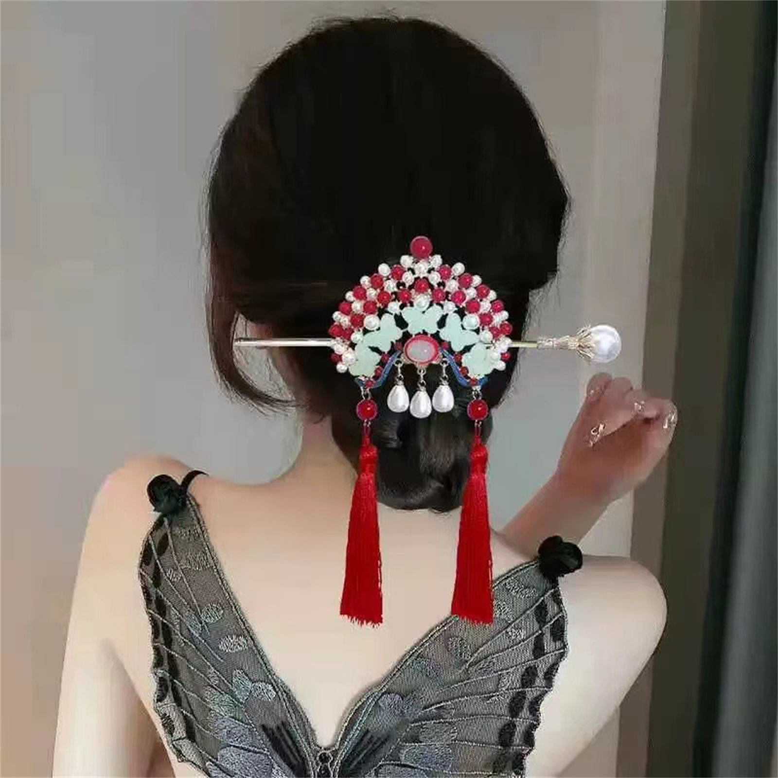 Ethnic Style Hairpin For Women - Ethnic Fashion Girls ulasan dan harga