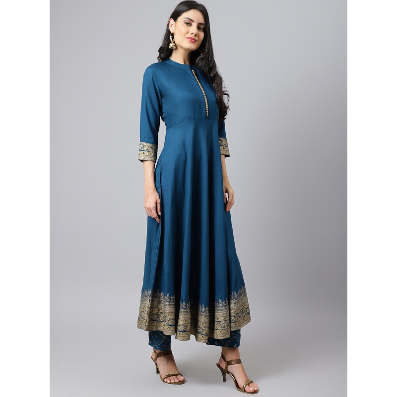 Indian Ethnic Wear Women Kurta - Salwar Kameez Set ulasan dan harga