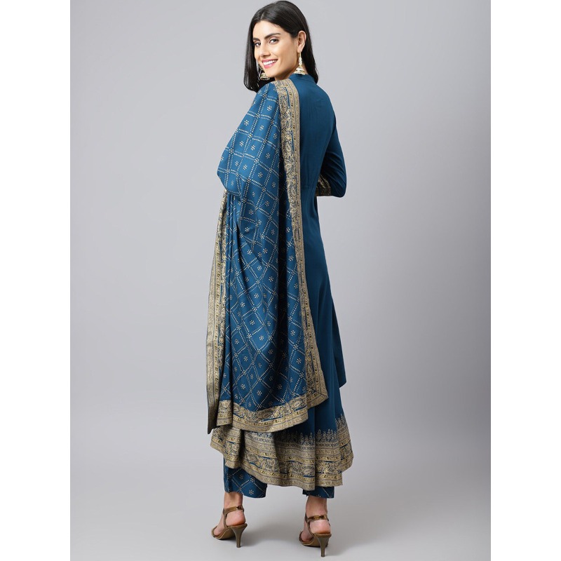 Indian Ethnic Wear Women Kurta - Salwar Kameez Set ulasan dan harga