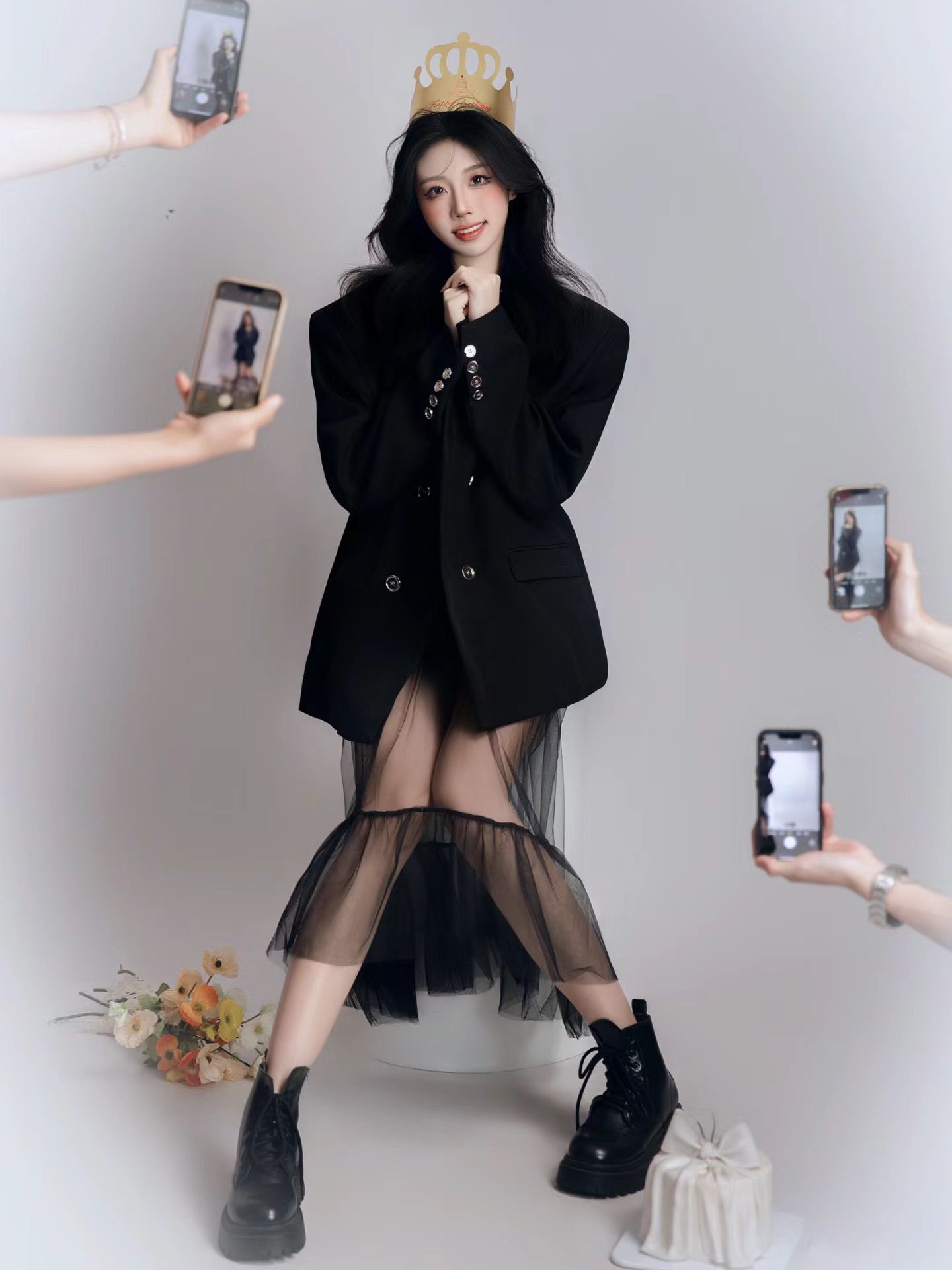 Black Suit Studio Theme Sweet  - Ethnic Wear ulasan dan harga