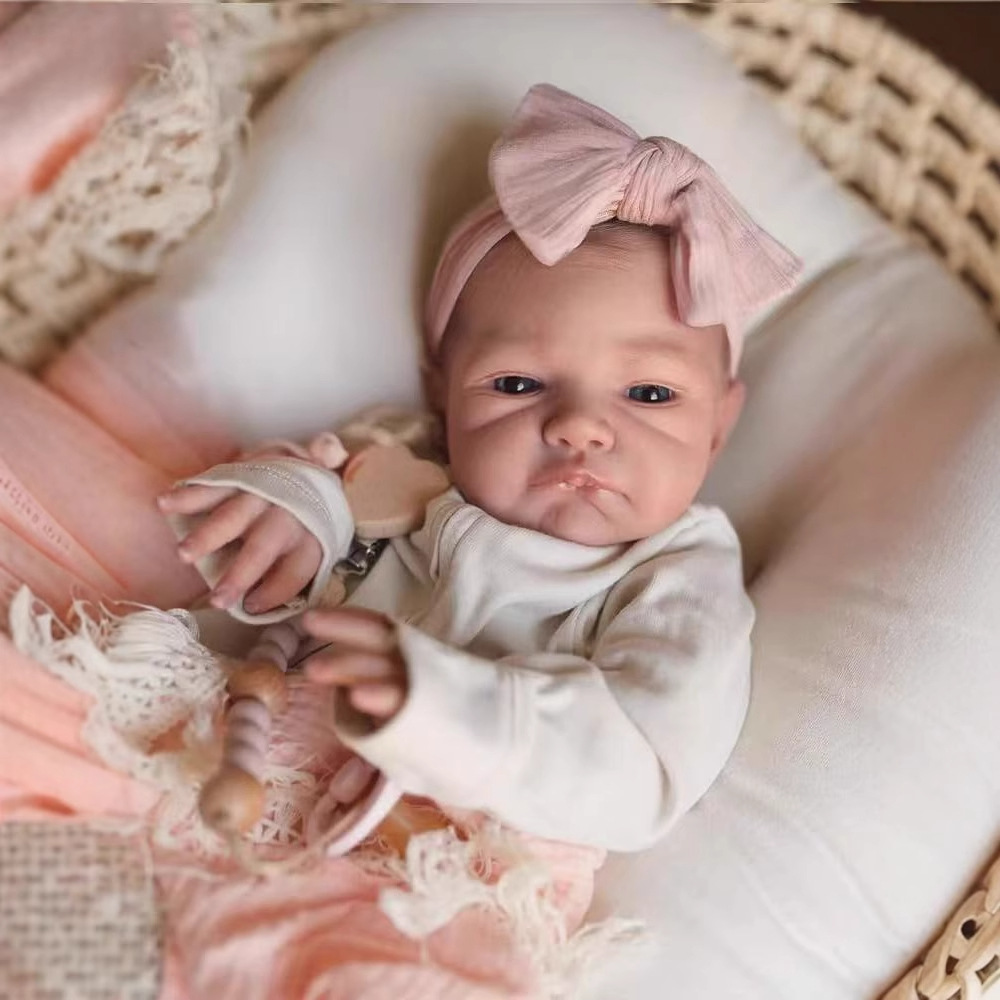 48CM Reborn Silicone Dolls Aug - Ethnic Fashion Girls ulasan dan harga