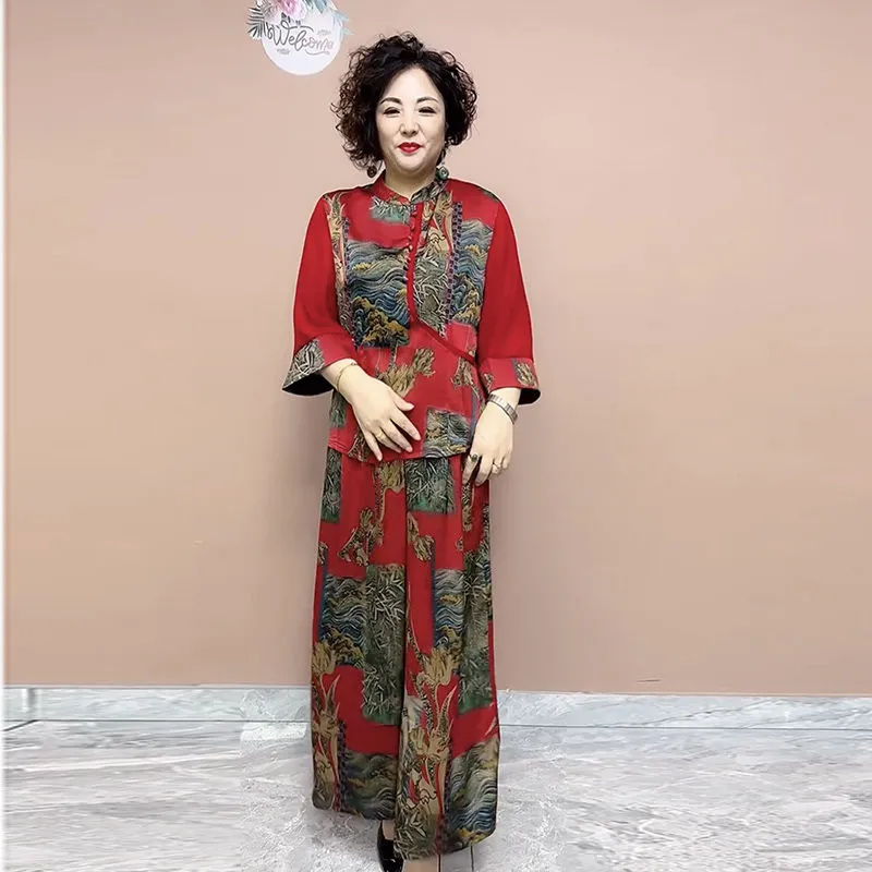 2025 New Wide Leg Trouser Set  - Ethnic Fashion For Ladies ulasan dan harga