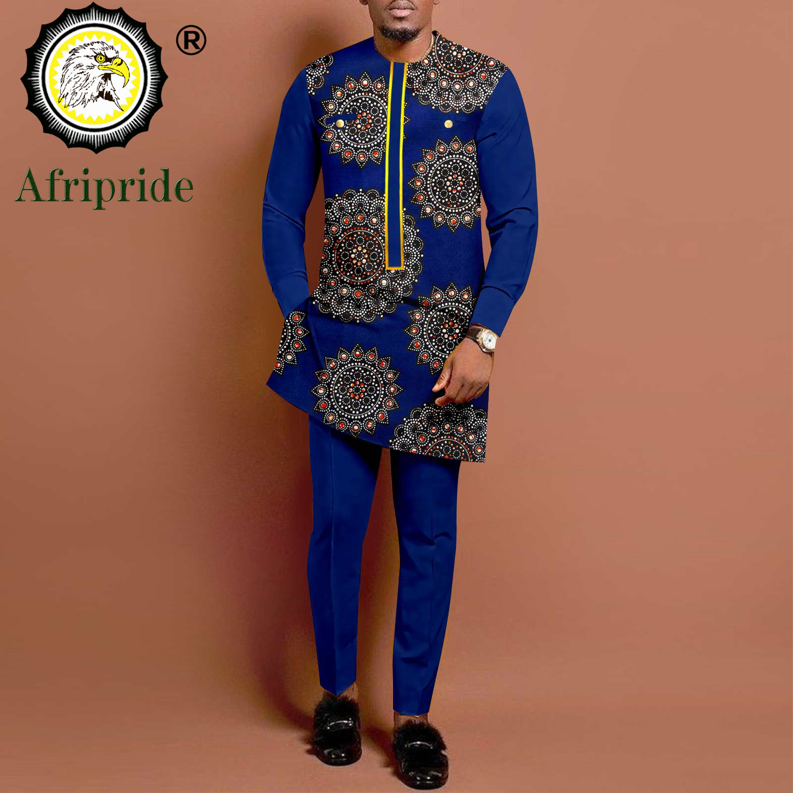 African Suits for Men Long Sle - Dashiki Shirt Men ulasan dan harga
