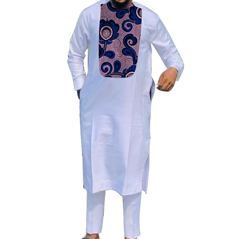 African Muslim Robe White Men' - Dashiki Shirt Men ulasan dan harga