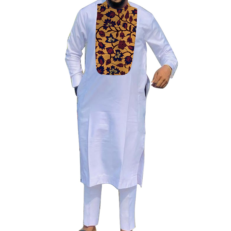 African Muslim Robe White Men' - Dashiki Shirt Men ulasan dan harga