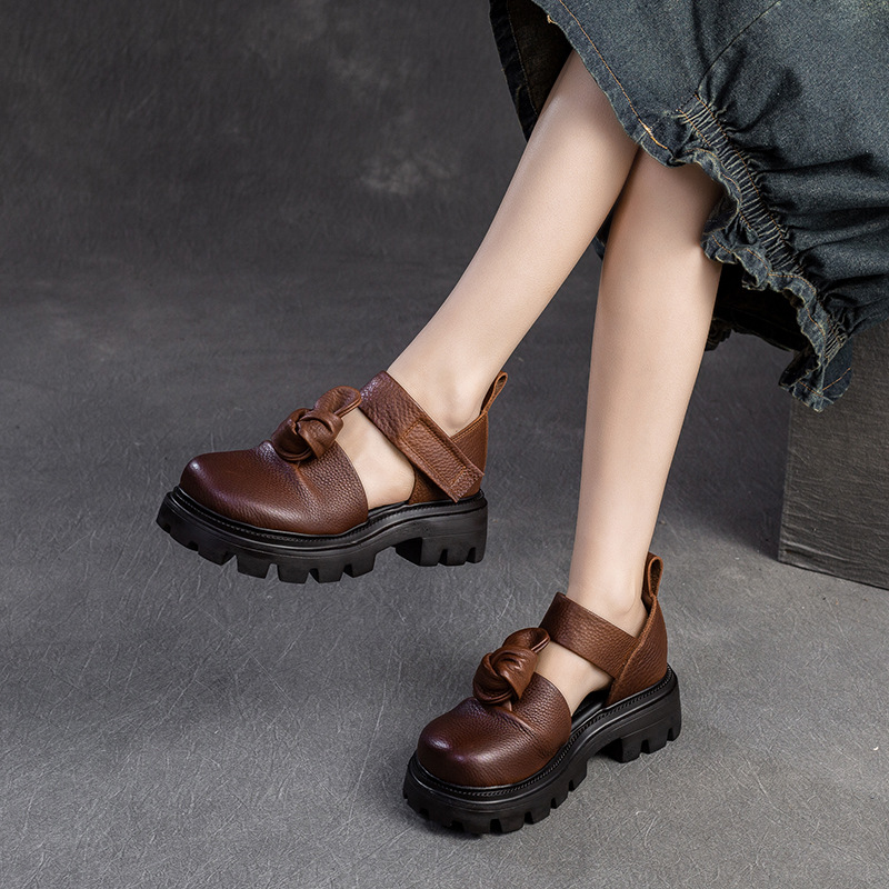 5cm Ethnic Knot Platform Wedge - The Ethnic Fashion ulasan dan harga