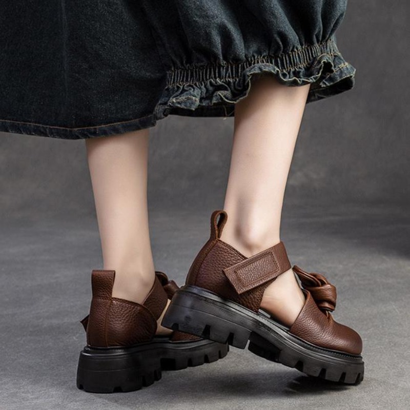 5cm Ethnic Knot Platform Wedge - The Ethnic Fashion ulasan dan harga