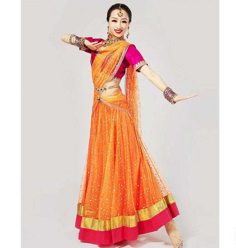 Indian dance dress performance - Salwar Kameez Set ulasan dan harga