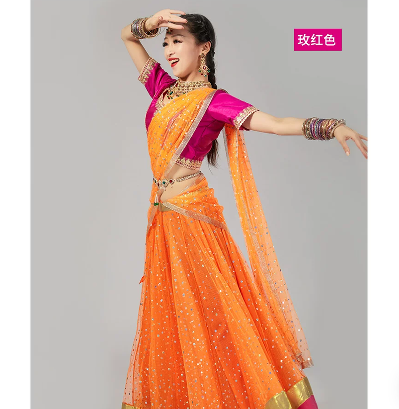 Indian dance dress performance - Salwar Kameez Set ulasan dan harga