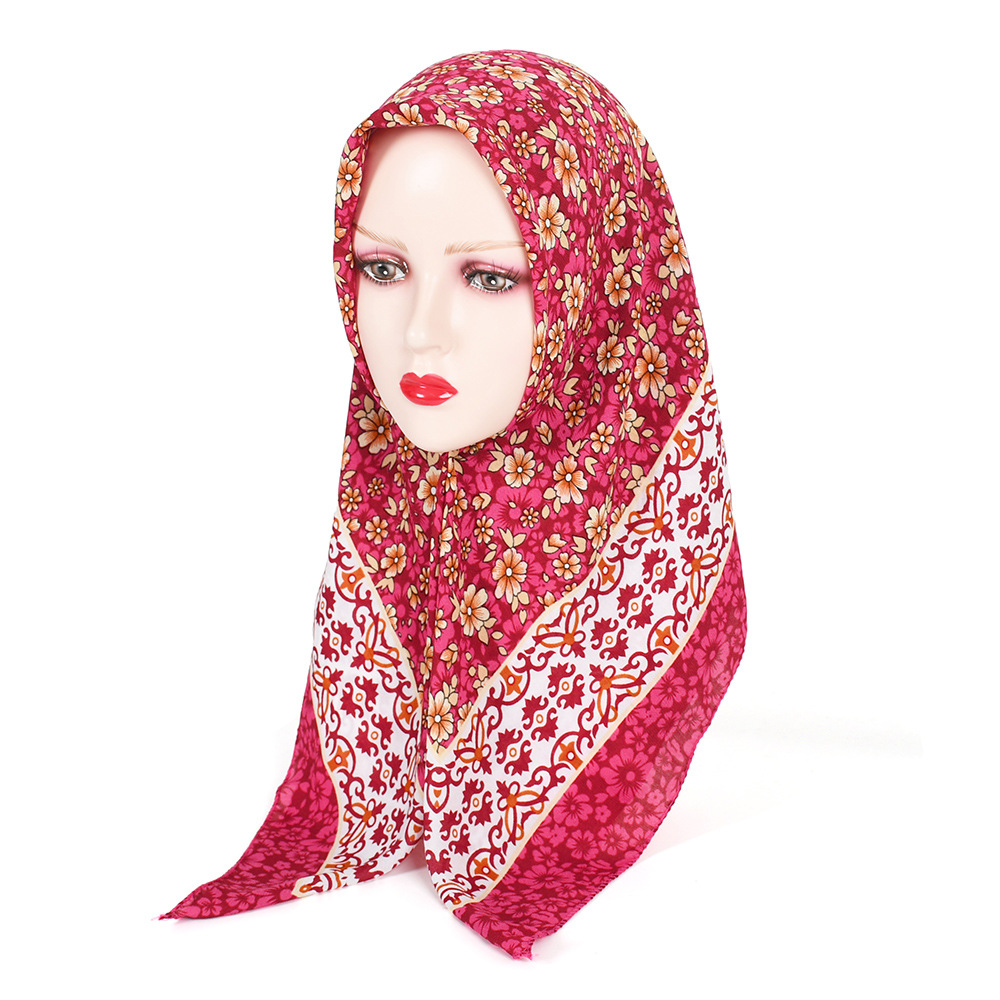 85*85cm Pastoral Style Women H - Ethnic Fashion For Ladies ulasan dan harga
