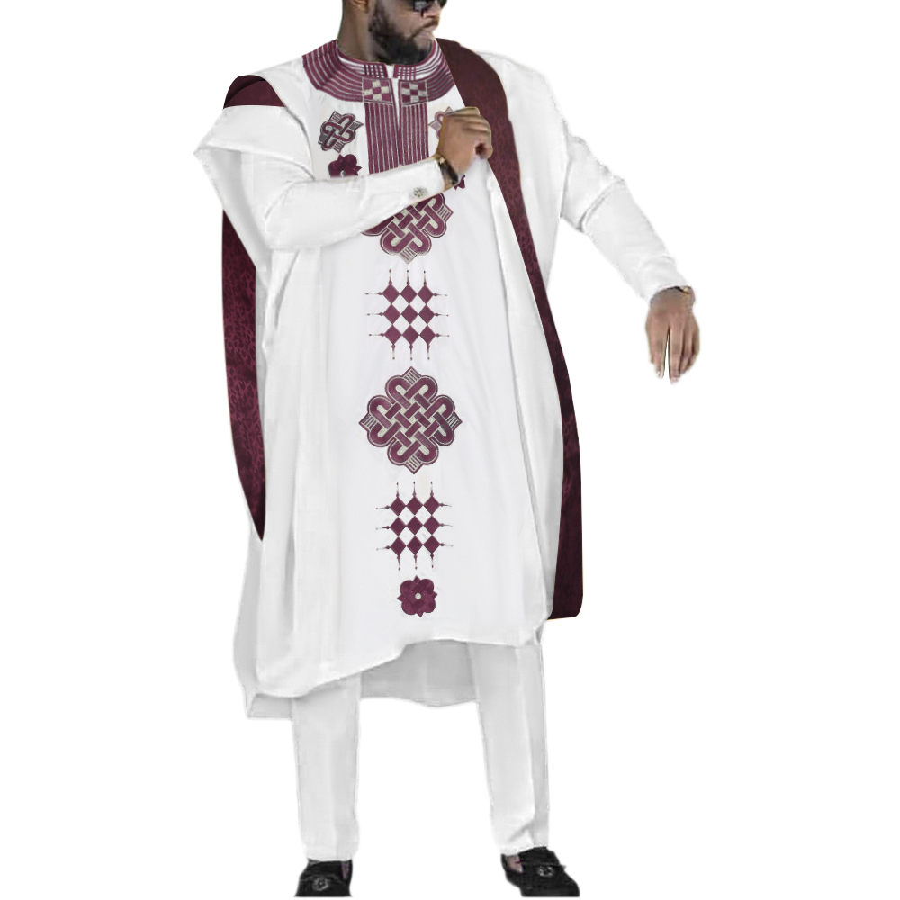 H&D Embroidered Dashiki Agbada - Dashiki Shirt Men ulasan dan harga