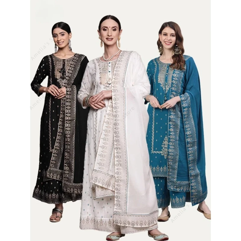 Indian Women's Punjabi Suit 3- - Salwar Kameez Set ulasan dan harga