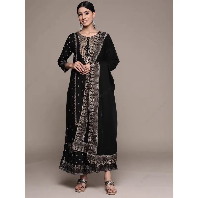 Indian Women's Punjabi Suit 3- - Salwar Kameez Set ulasan dan harga