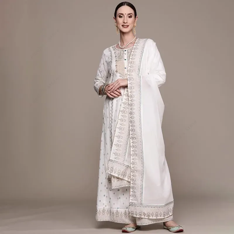 Indian Women's Punjabi Suit 3- - Salwar Kameez Set ulasan dan harga