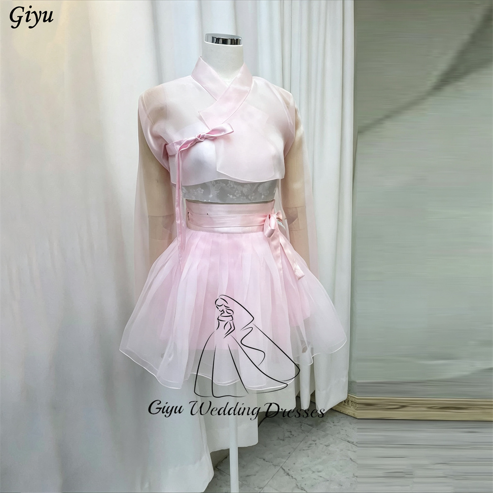 Giyu Pink Modern Hanbok Dress  - Hanbok Modern Set ulasan dan harga