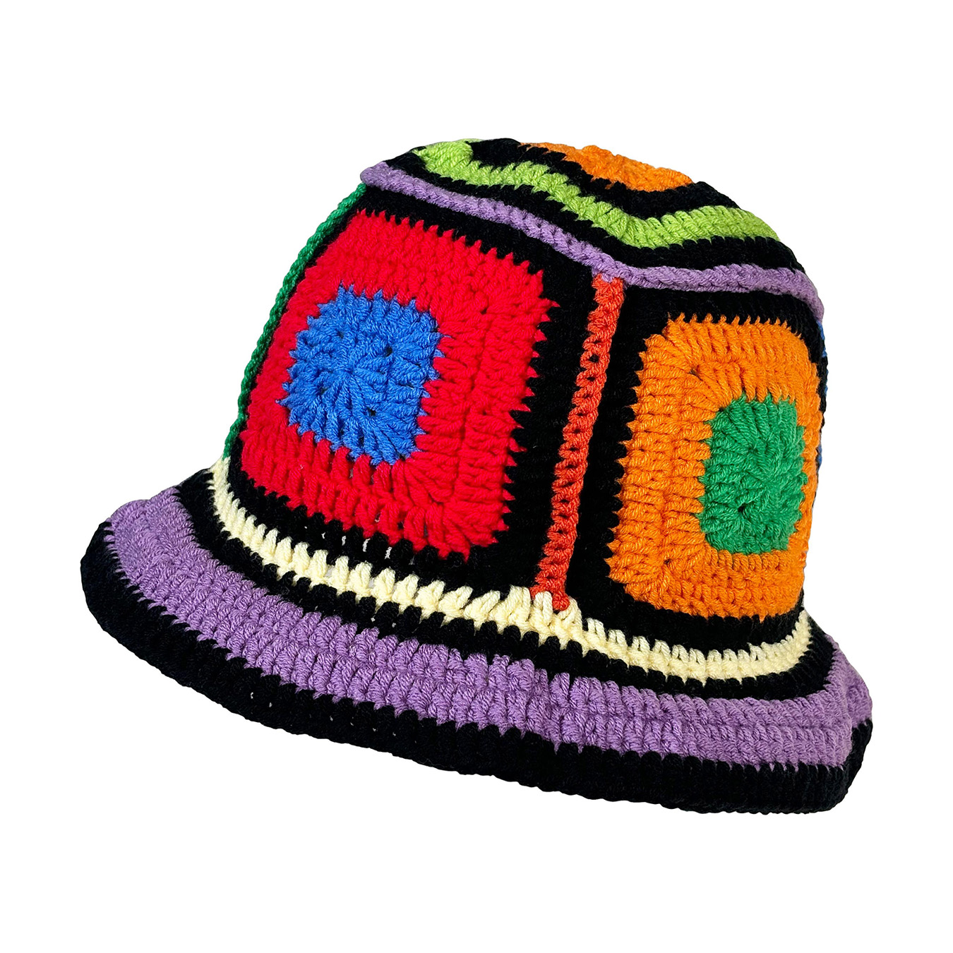 Purple-Edged Zuma Hat, Hand-Kn - Go Ethnic Fashion ulasan dan harga