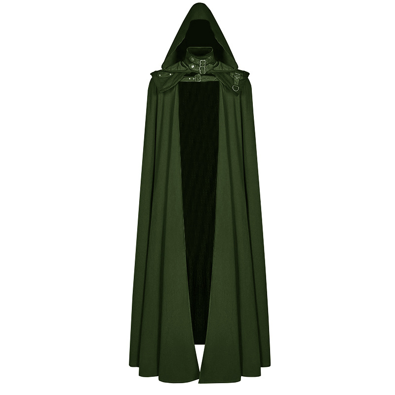 Medieval Gothic Hooded Coat Ha - Ethnic Wear ulasan dan harga