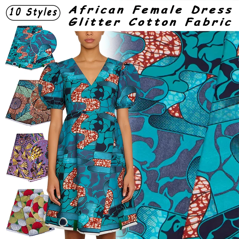 Cotton African Flash Gold Prin - African Ankara Print ulasan dan harga
