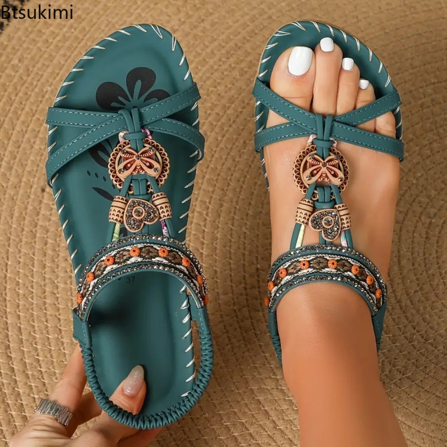 Women Bohemian Sandals Outdoor - The Ethnic Fashion ulasan dan harga