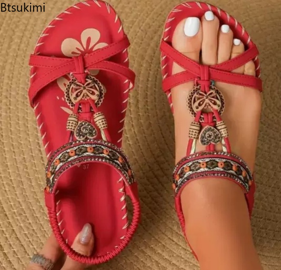 Women Bohemian Sandals Outdoor - The Ethnic Fashion ulasan dan harga