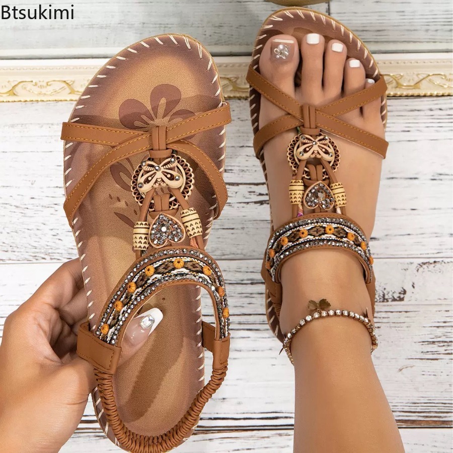 Women Bohemian Sandals Outdoor - The Ethnic Fashion ulasan dan harga