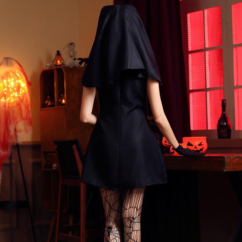 Halloween Party Nun Short Skir - Ethnic Wear ulasan dan harga