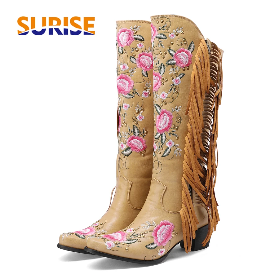 Fashion Embroidery Flower West - The Ethnic Fashion ulasan dan harga