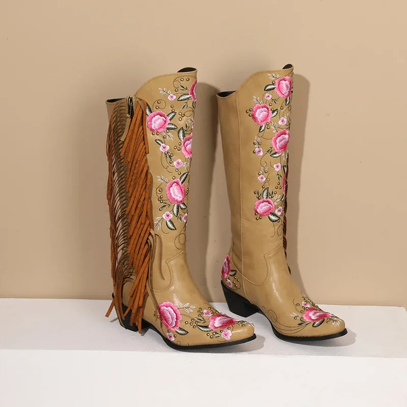 Fashion Embroidery Flower West - The Ethnic Fashion ulasan dan harga