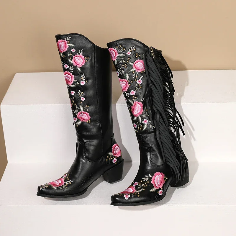 Fashion Embroidery Flower West - The Ethnic Fashion ulasan dan harga