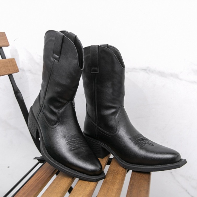 Men Boots Classic Embroidery W - The Ethnic Fashion ulasan dan harga