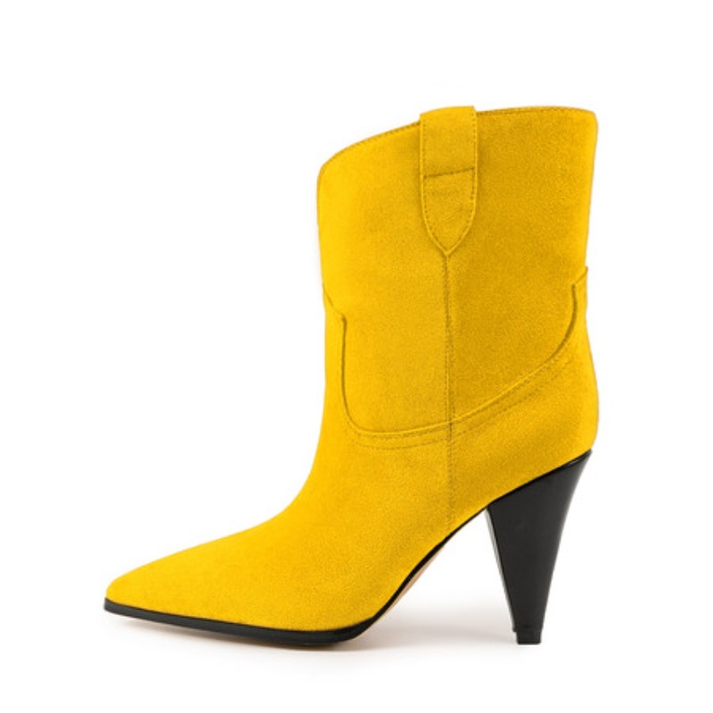 Bicolor Spike Heels Pull On Fa - The Ethnic Fashion ulasan dan harga
