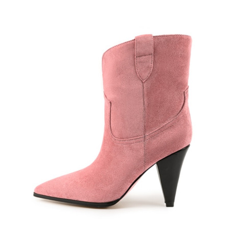 Bicolor Spike Heels Pull On Fa - The Ethnic Fashion ulasan dan harga