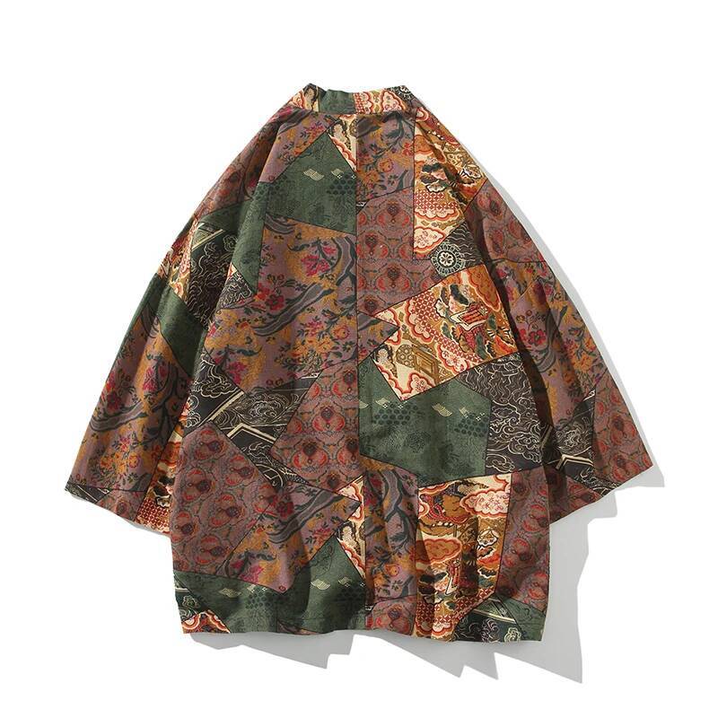 Ethnic Style Print Yukata Men  - The Ethnic Fashion ulasan dan harga