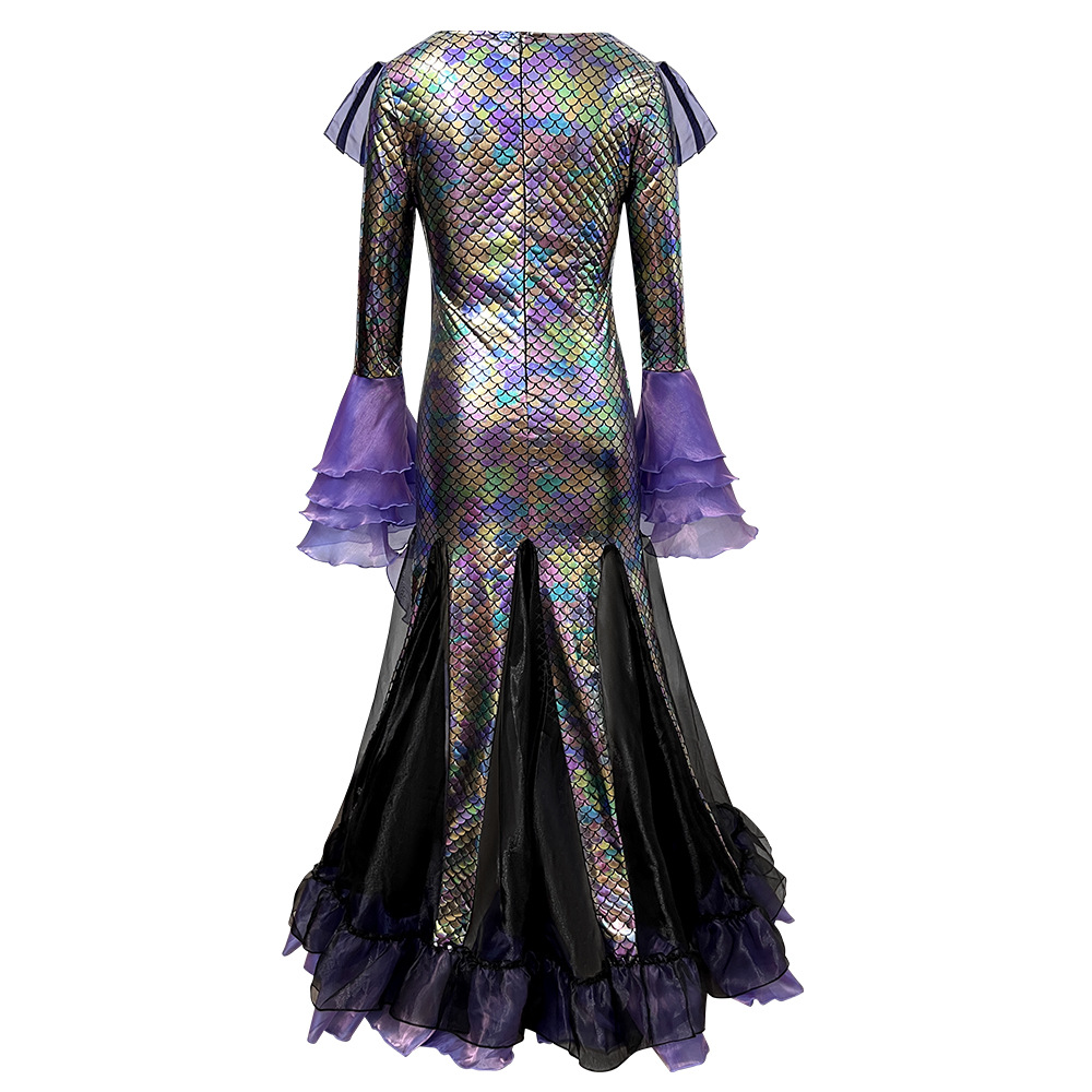 Dark Mermaid Long Dress Costum - Ethnic Wear ulasan dan harga